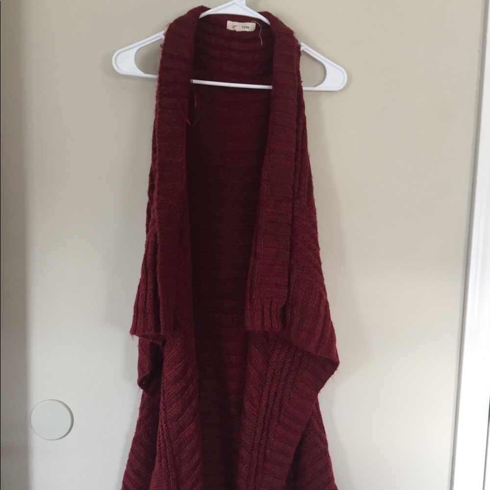 Pink Rose sweater cardigan